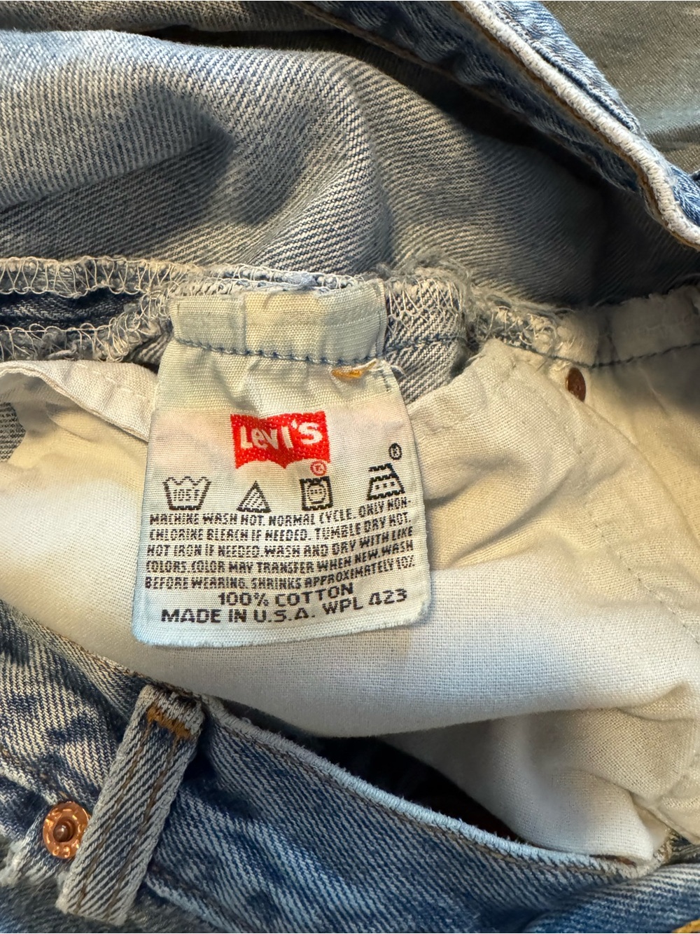 Vintage Levi’s 501 32”x30” made in USA 1996 - Picture 10 of 11